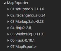 MapExporter安装包目录结构